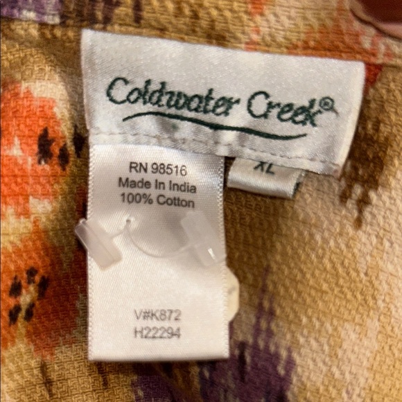 Chico’s Fall Floral  Button-Up Jacket Size XL - Picture 8 of 9